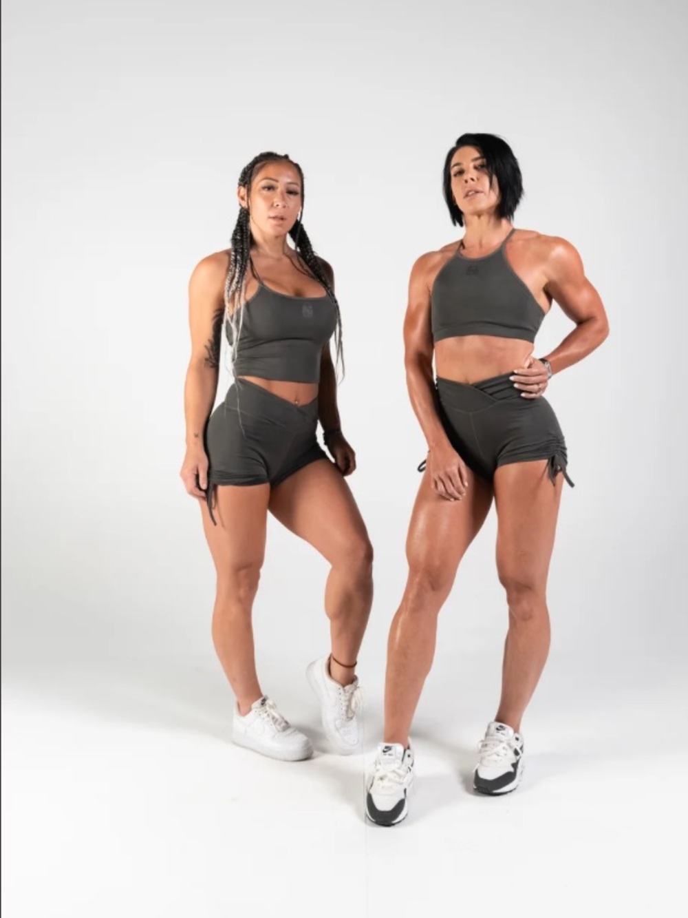 BUNDLE- flag nor fail Women's Grey Sports Bras